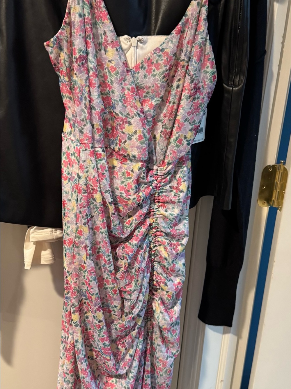Free People Pink Multi Floral Mini Dress
